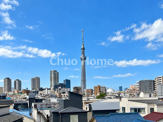 墨田区東向島6丁目中古住宅の展望|スカイツリーが望めます