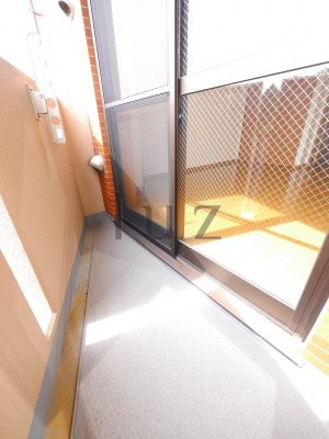 ウエストフロントAのバルコニー