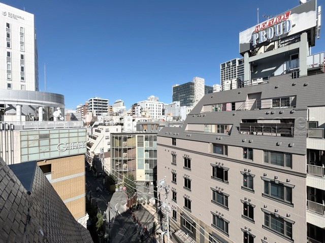 【展望】 | 歌舞伎町ダイヤモンドパレス | 眼前に広がる空の雄大さと、このお部屋の自慢の一つである「眺望」をご覧ください。毎日、この景色を独り占めできる新生活に夢が広がります。～即日のご見学可能～　お問合せはお気軽にどうぞ。