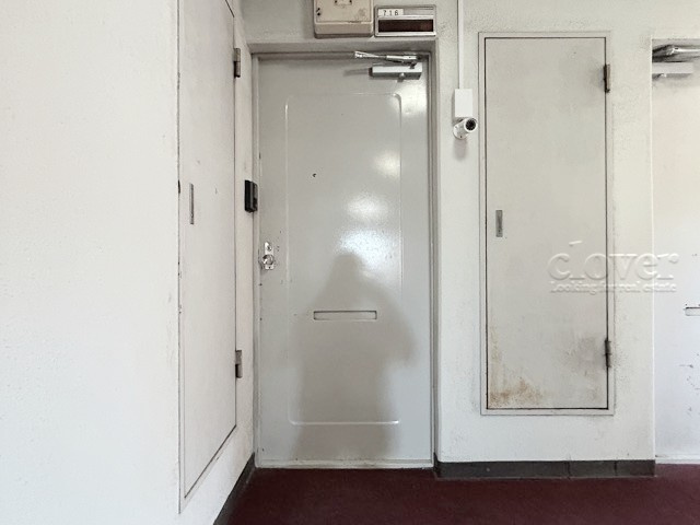 【その他共用部分】 | 歌舞伎町ダイヤモンドパレス | 皆様をお迎えする、お部屋の玄関ドア。開けやすさや開放角度、ドアノブの操作しやすさや鍵の形状などを、現地で一度ご確認ください。～即日のご見学可能～　お問合せはお気軽にどうぞ。