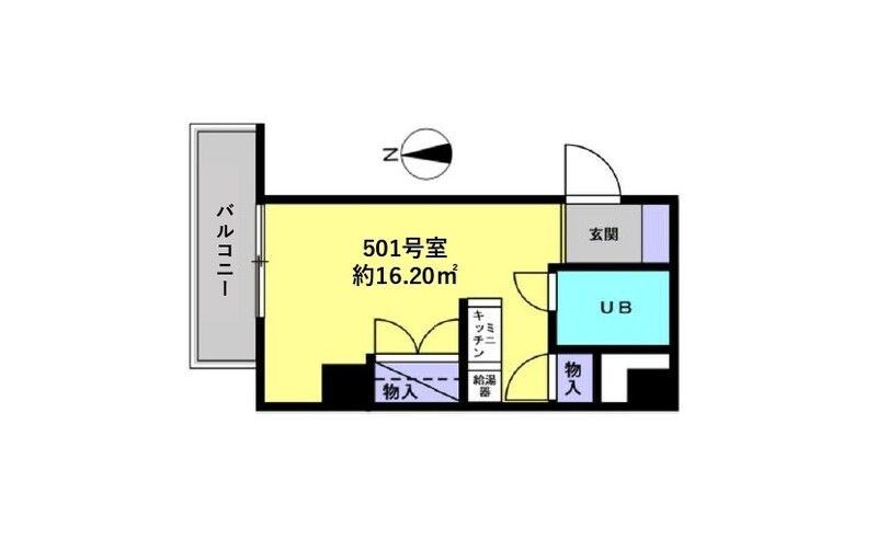 シャガール の間取り