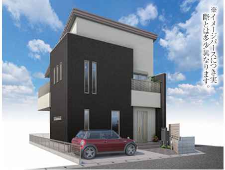 【外観パース】 | 海老名市門沢橋５丁目　新築戸建て　全6棟【仲介手数料無料】