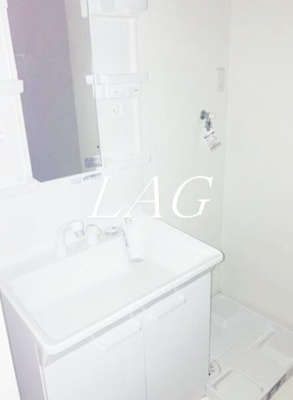【洗面所】 | リバーサイド大澤 | 独立洗面台です。