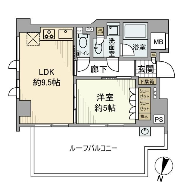 ディアナコート用賀翠景の間取り
