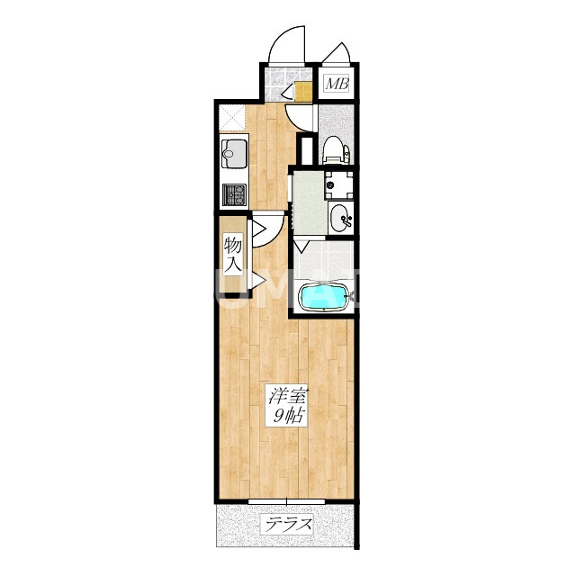 ARCO IRISの間取り|南向きのお部屋です☆