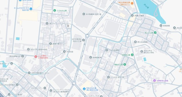 加古川市野口町水足　中古戸建の地図