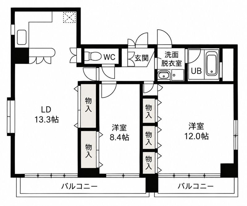 アヴァンセの間取り