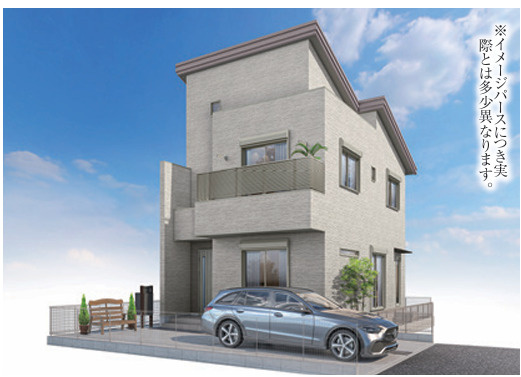【外観パース】 | 海老名市門沢橋５丁目　新築戸建て　全6棟【仲介手数料無料】