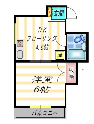 ラビアンナメキの間取り