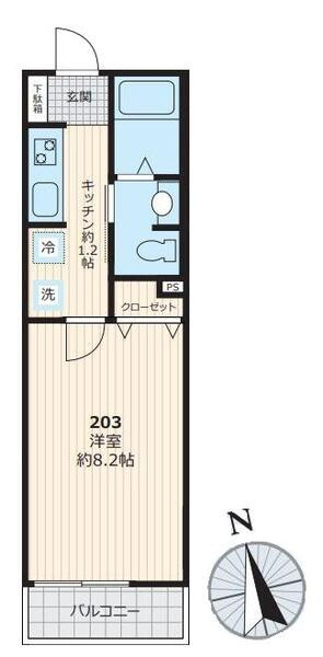 アビタシオン9の間取り