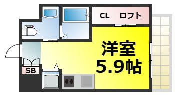 【間取り】 | コーラルポワント難波WEST 仲介手数料無料
