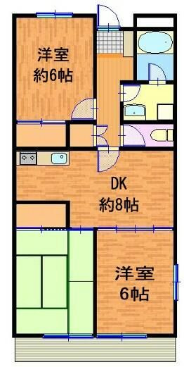 リヴィエール稲城の間取り