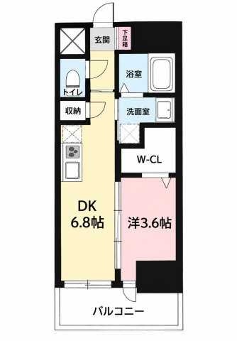 エステムコート名古屋上前津の間取り