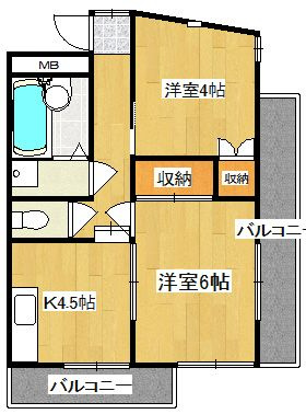 ハヤカワハイムの間取り