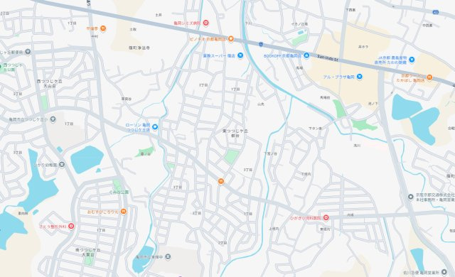 ★亀岡市篠町広田　新築一戸建ての地図
