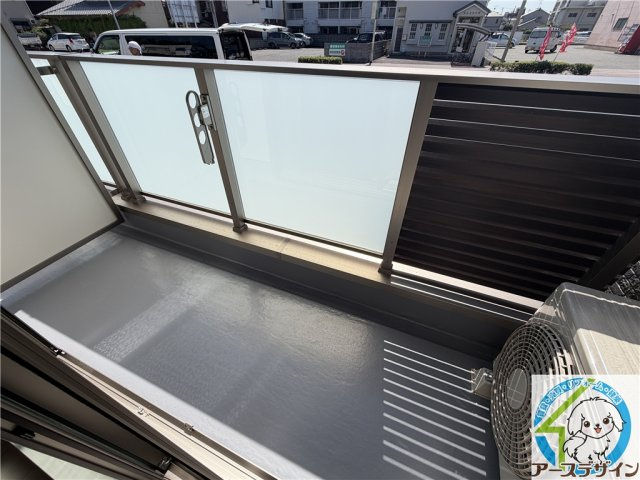 シーサイドヒル西新町のバルコニー