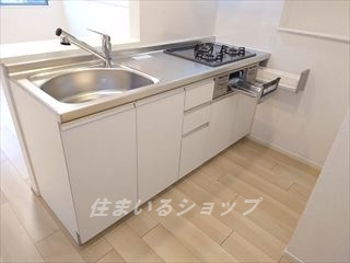カーサ・グランデ　Ｂのキッチン|浄水器一体型シャワー水栓