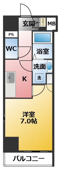 クレヴィスタ名駅南の間取り