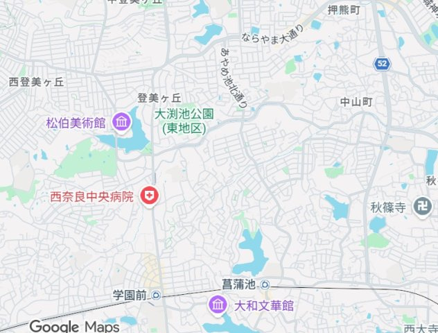 ●17(土)18(日)現地案内可能！ 奈良市中山町西　限定1邸の地図