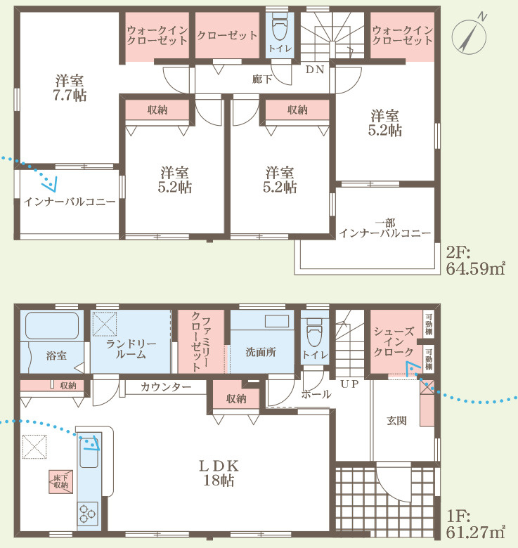 ●3(土)4(日)現地案内可能！ 奈良市中山町西　限定1邸の間取り