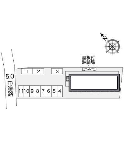 【駐車場】 | レオパレスタウンコート