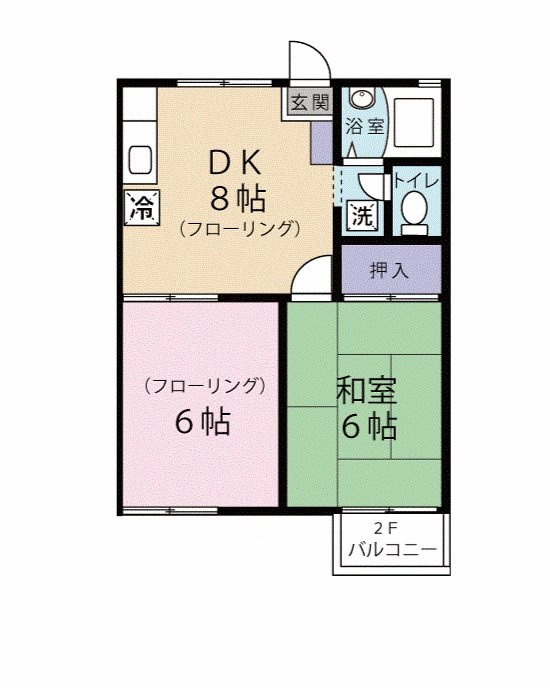 ジュネス梅島 の間取り|間取りです。
