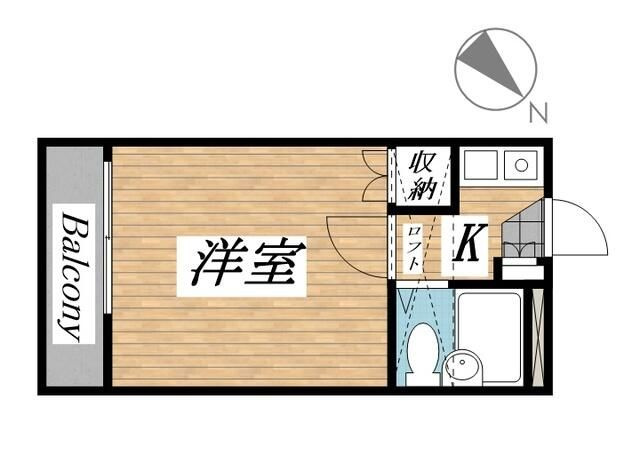レオパレス大野台の間取り