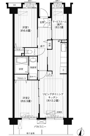 【間取り】 | コーポレート東戸塚