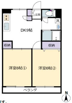 【間取り】 | 第三パークサイド羽根木