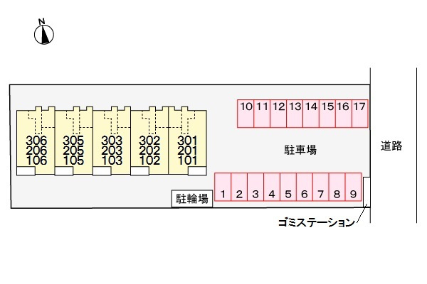 フェリスの区画図
