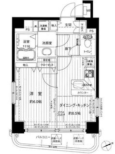 メインステージ浅草の間取り