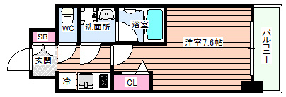 【間取り】 | ブランシエスタ天満