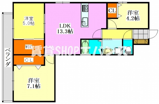 【間取り】 | コンフォート津田沼弐番館