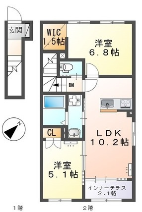 コンフォートの間取り