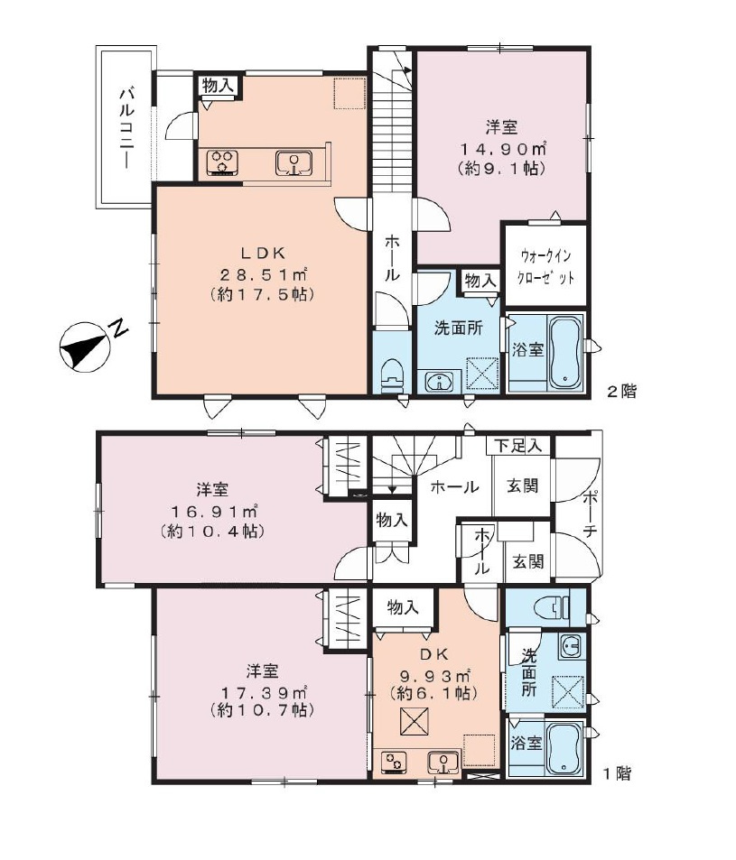 板橋区赤塚2丁目　中古戸建の間取り|間取り図

現地ご見学希望・資料請求などお気軽にお問い合わせ下さい！
03-5990-5201