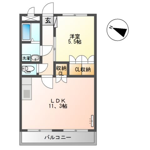 リオグランデかわのの間取り