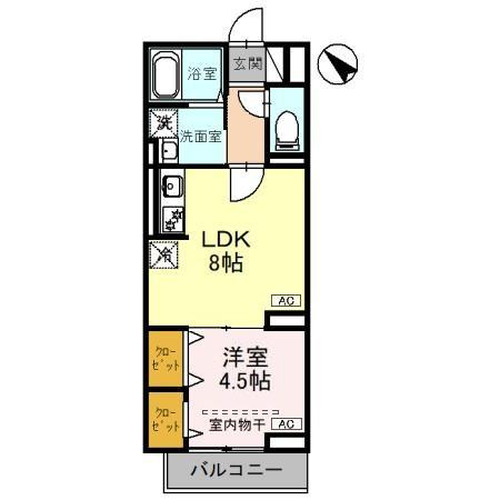 【間取り】 | セレスティア白子Ⅱ