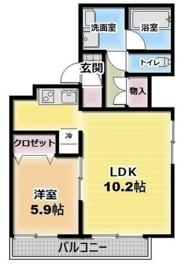 アズ住吉レジデンスの間取り|間取りです。