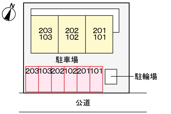 アクティブJUNの区画図