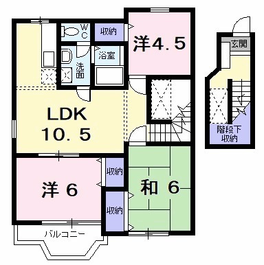 ローゼンハイム　Ａの間取り