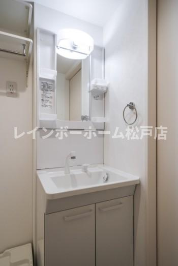 仲介手数料（賃料の1.10ヵ月）の50％OFF対象物件！の洗面所|使いやすい洗面所です