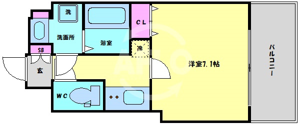 W-STYLE大阪谷町の間取り|W-STYLE大阪谷町　間取り