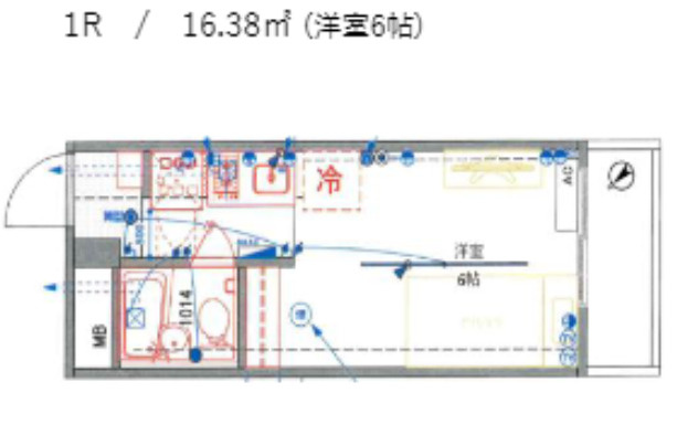 スカイコート戸越銀座の間取り|間取り