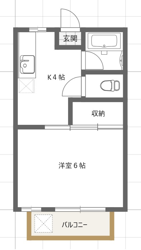メゾンフローラの間取り