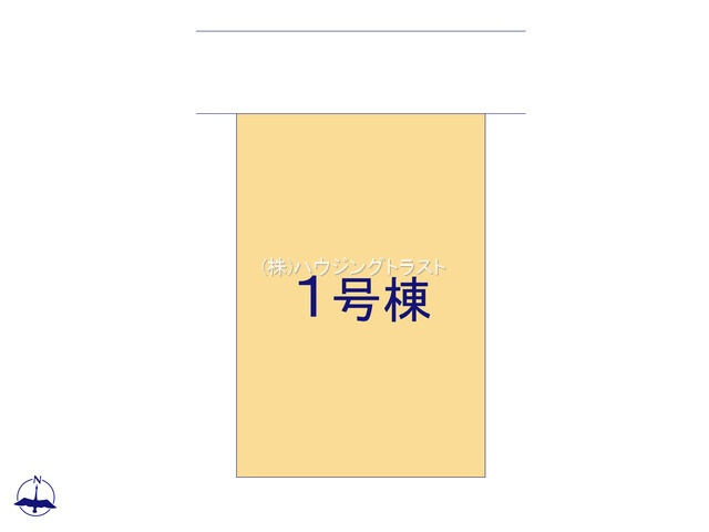仲介手数料無料　KIS所沢市中新井12期・新築全1棟の区画図