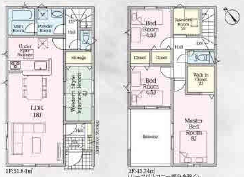 ●生駒郡平群町下垣内　第5期　新築一戸建ての間取り|8号地