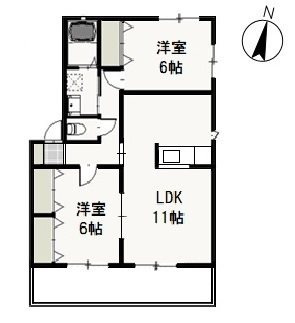 ペアフィールドAの間取り