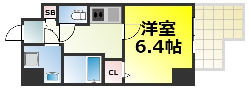 【間取り】 | HRフロントリーガル難波WEST 仲介手数料無料