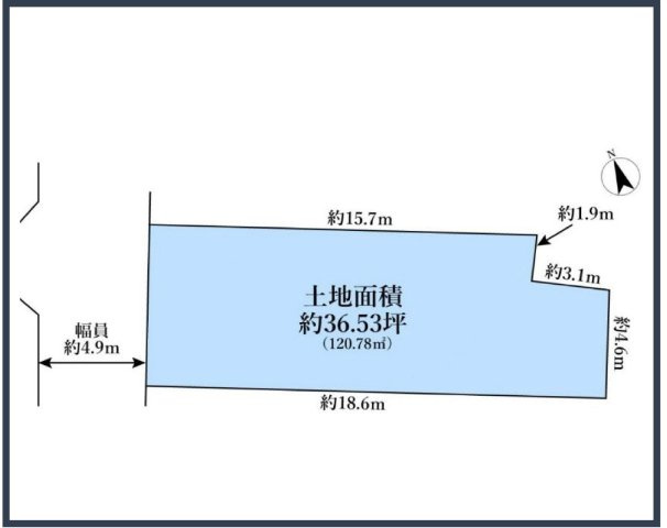 武蔵野市吉祥寺南町3丁目 井の頭線 三鷹台駅 売地の土地図