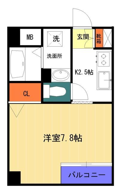ＭａｒｒｏｎＴｅｒｒａｓｓｅ東小金井の間取り